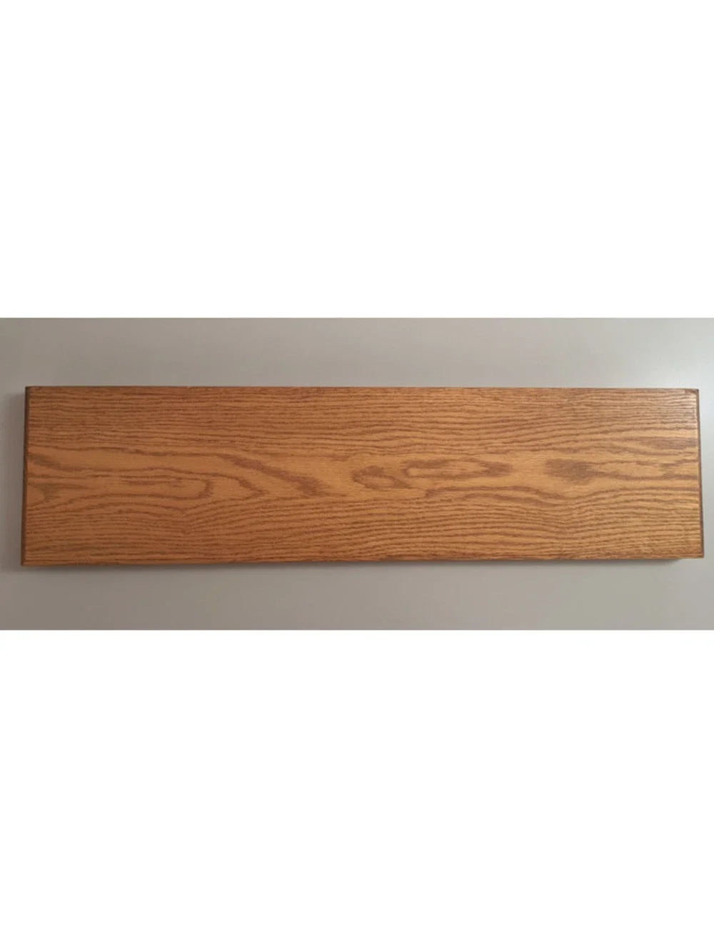 Vintage Handcrafted Rustic Country Style Solid Oak Wood Wall Shelf 24